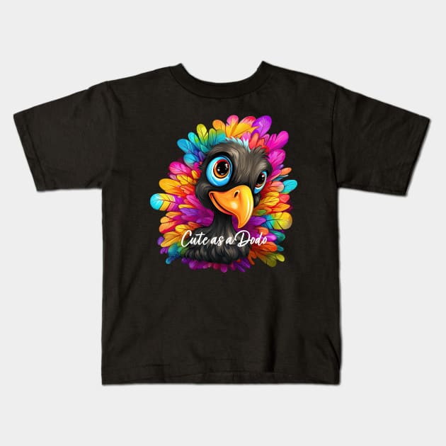 Cute as a Dodo T-shirt Kids T-Shirt by Zenithity